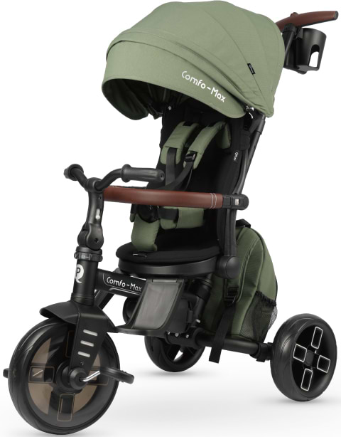 Трёхколёсный велосипед Qplay Comfo Max Green (T70 ComfoMaxGreen)